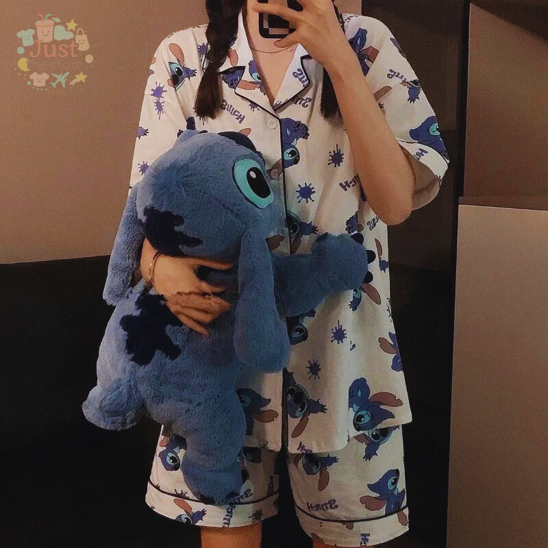 Cozy Stitch Pajama Shorts Set