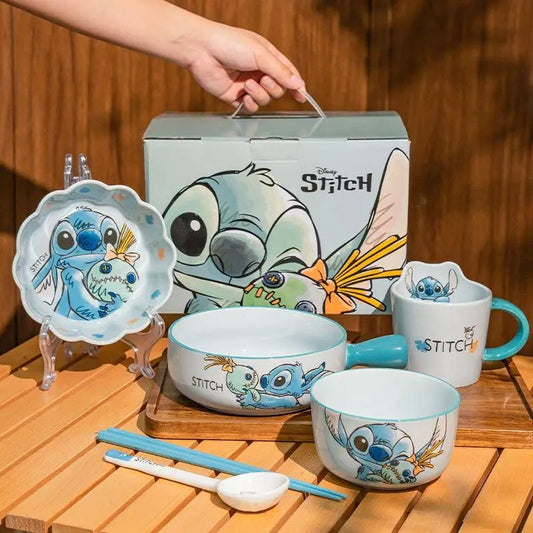 Stitch Themed Ceramic Dish set