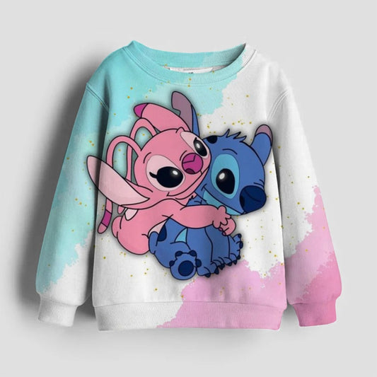 Stitch Themed Full Sleeve Hoodie