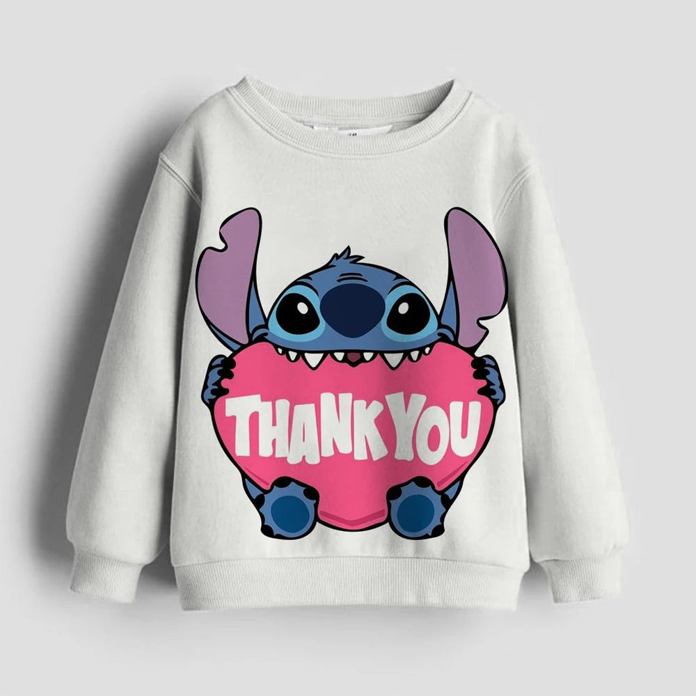 Stitch Themed Full Sleeve Hoodie