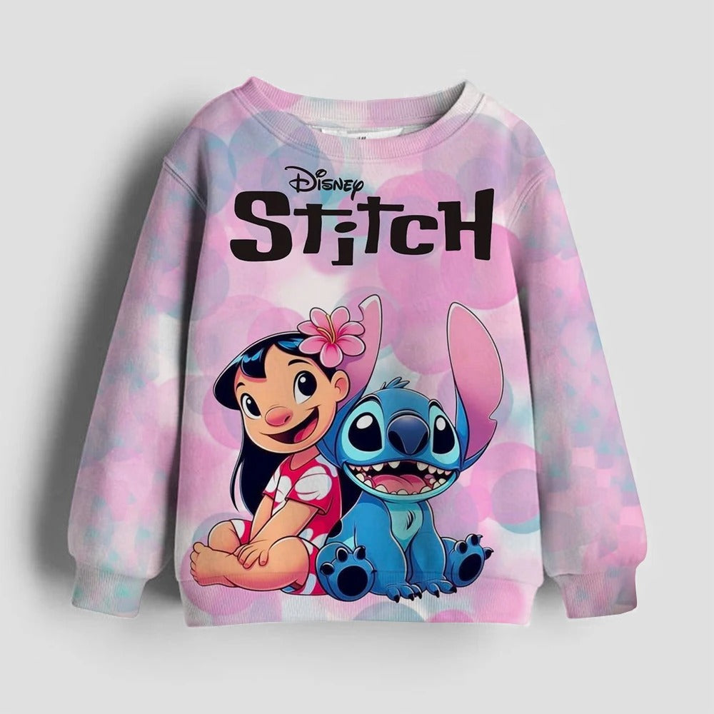 Stitch Themed Full Sleeve Hoodie